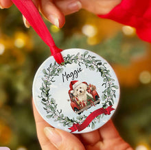 Load image into Gallery viewer, Personalized Dog Car Custom Ceramic Ornament
