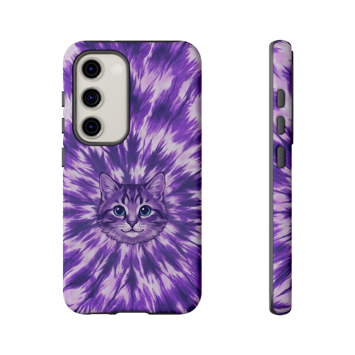 PURPLE AURA CAT PHONE CASE - TYPQ1304269