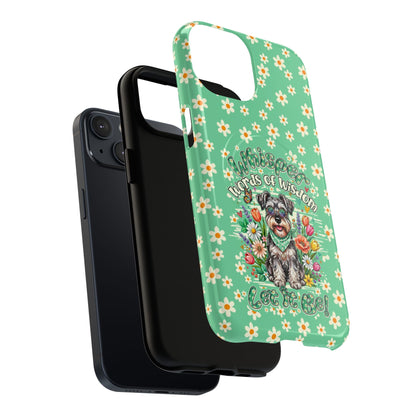 WHISPER WORDS OF WISDOM LET IT BE SCHNAUZER MAGNETIC PHONE CASE - TY0405261