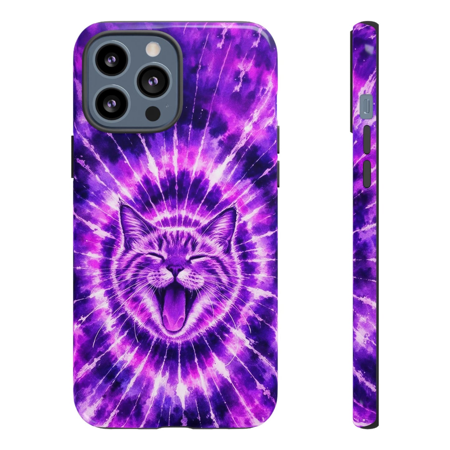 CAT PURPLE SWIRL PHONE CASE  - TLHN1504263
