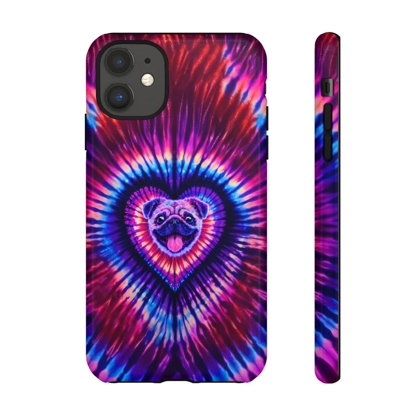PUG DOG HEART SWIRL PHONE CASE  - TLTW1104264