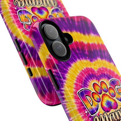 DOG MAMA PAW PRINT SWIRL MAGNETIC PHONE CASE  - TLNT1504261