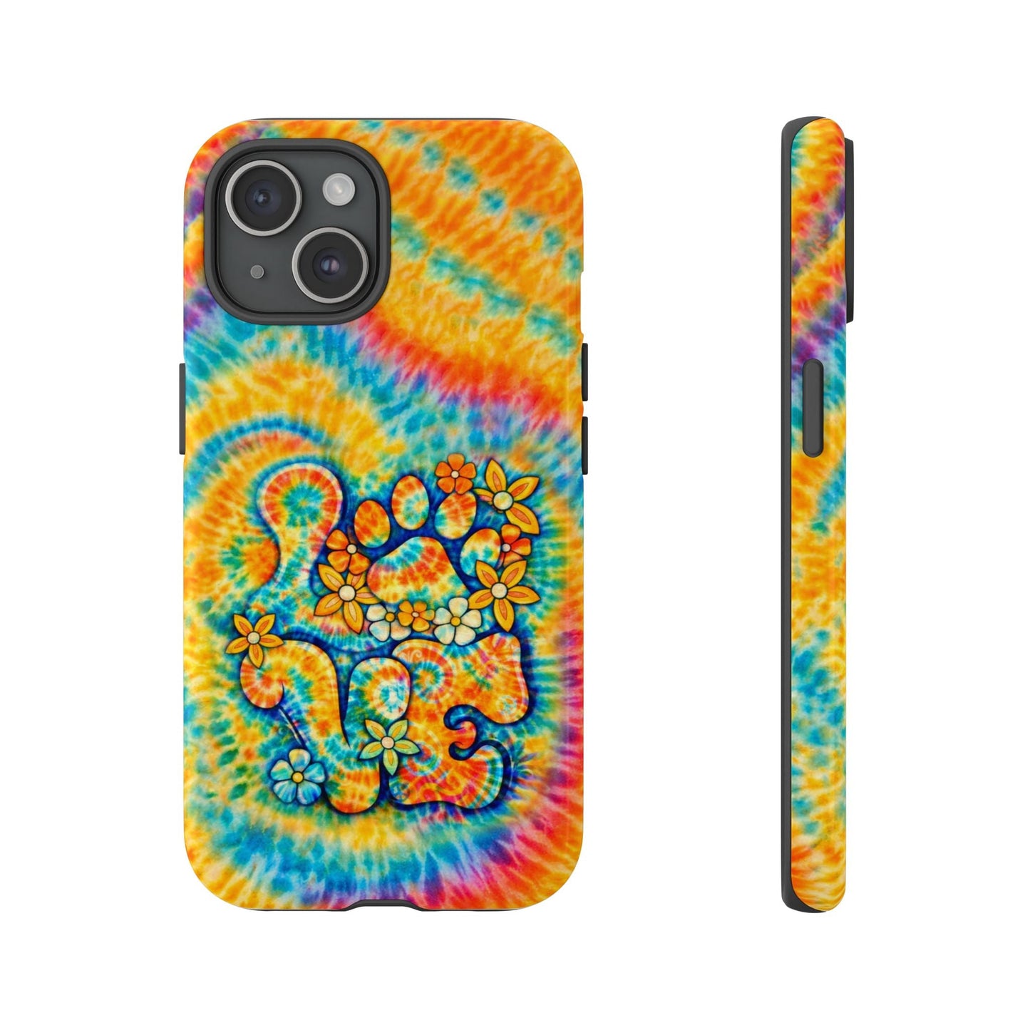 LOVE PAW PRINT SWIRL PHONE CASE  - TLHN2304264