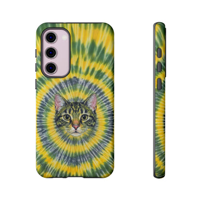 FUNNY CAT SWIRL  PHONE CASE - TLNT1604263