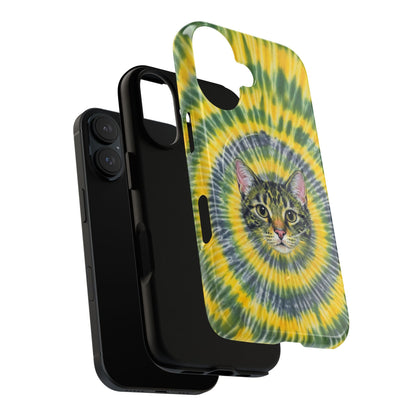 FUNNY CAT SWIRL MAGNETIC PHONE CASE - TLNT1604263