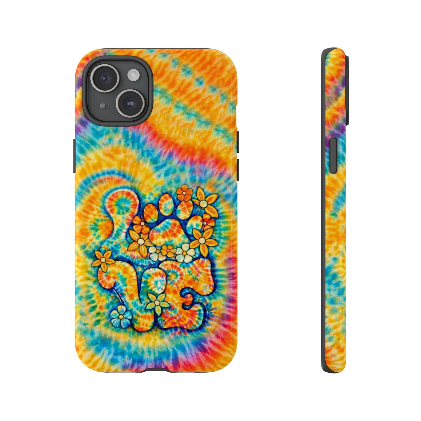 LOVE PAW PRINT SWIRL PHONE CASE  - TLHN2304264