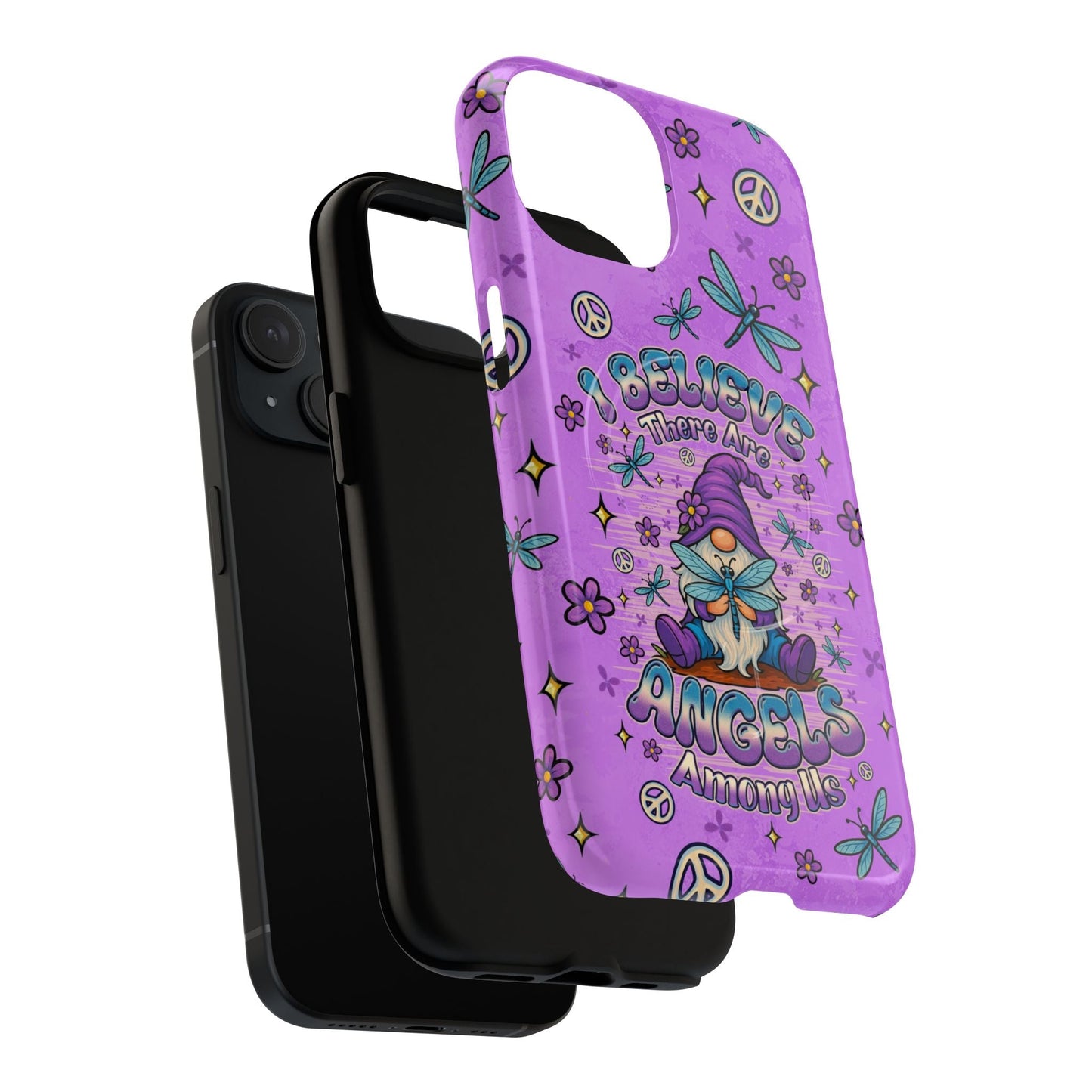 I BELIEVE THERE ARE ANGELS AMONG US GNOME MAGNETIC PHONE CASE - TLNO1604262