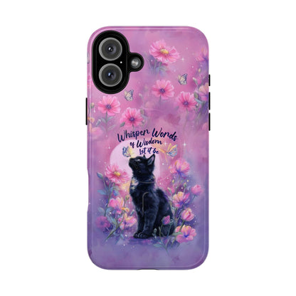 WHISPER WORDS OF WISDOM LET IT BE CAT MAGNETIC PHONE CASE - TLHG2605264