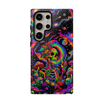HIPPIE SKULL PSYCHEDELIC PHONE CASE  - TLNO2904262