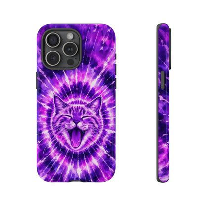 CAT PURPLE SWIRL PHONE CASE  - TLHN1504263