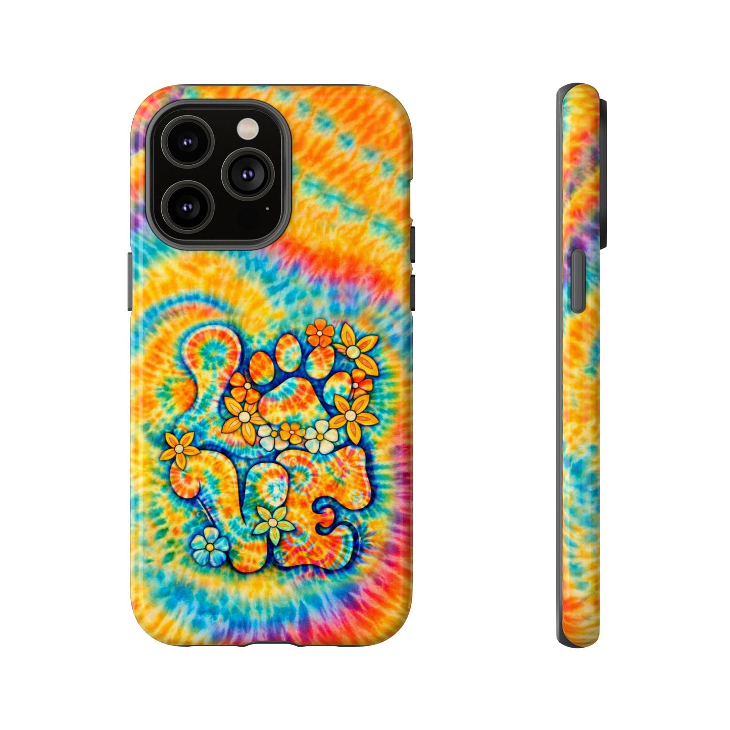 LOVE PAW PRINT SWIRL PHONE CASE  - TLHN2304264