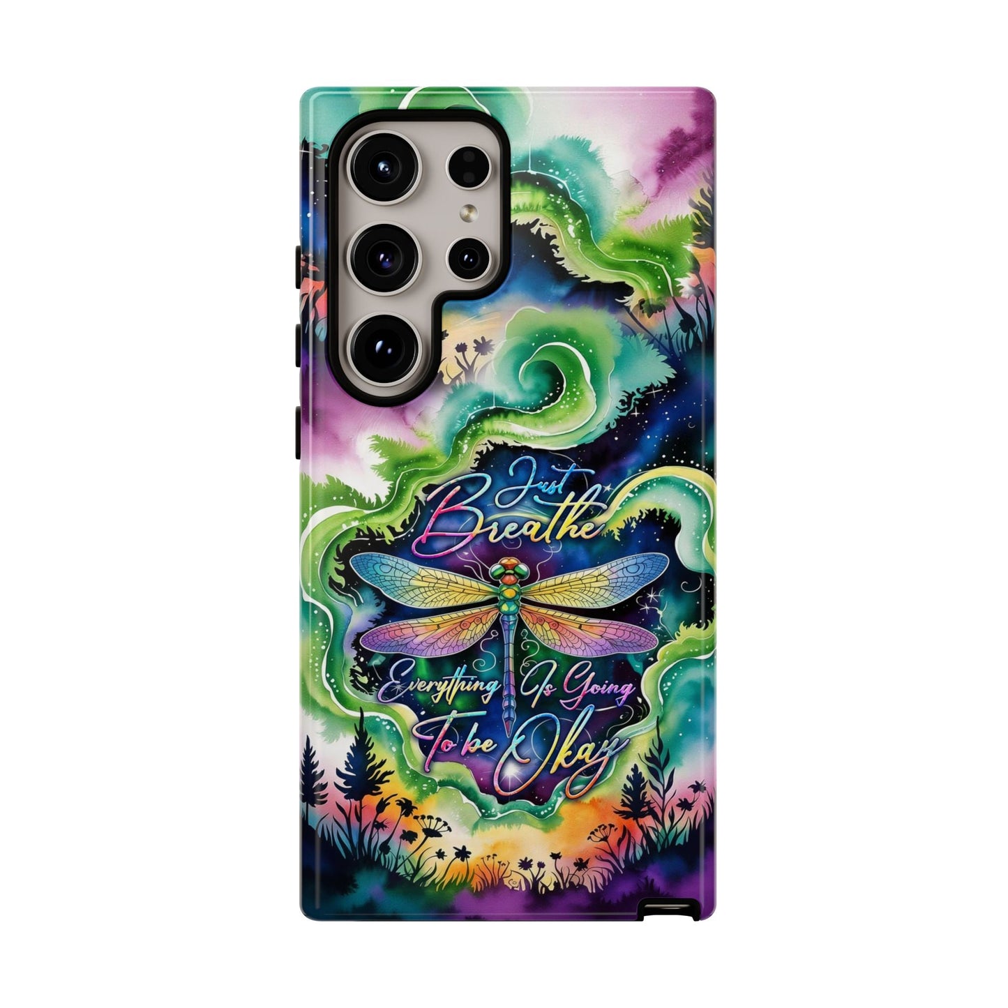 JUST BREATH DRAGONFLY  PHONE CASE  - TLHG2304264