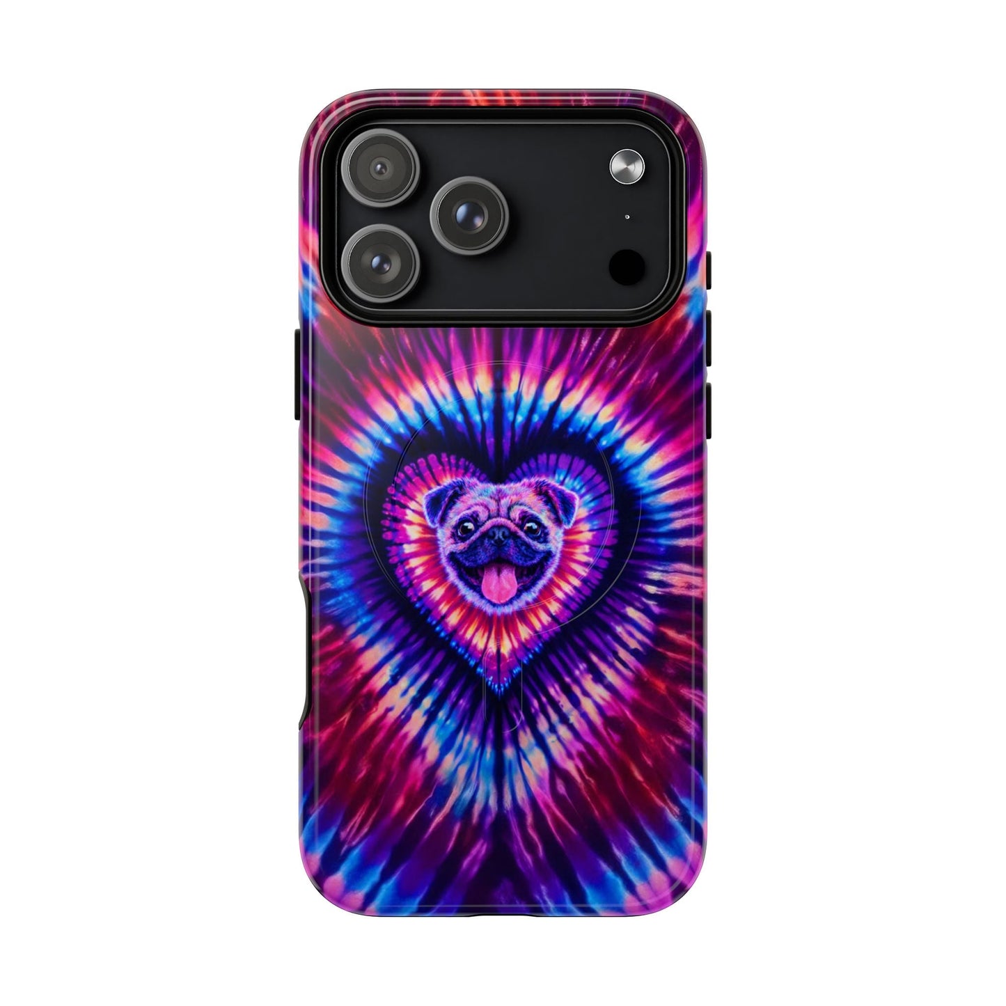 PUG DOG HEART MAGNETIC PHONE CASE - TLTW1104264