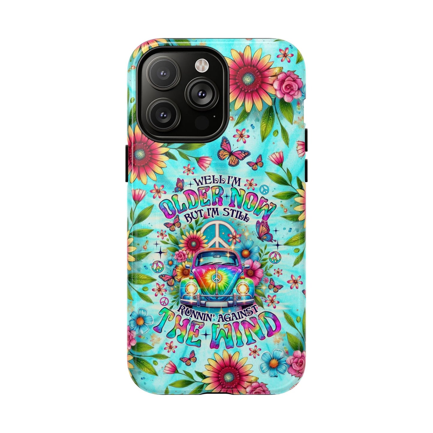 RUNNING AGAINST THE WIND CAR TIE DYE MAGNETIC PHONE CASE - TLNO1804254