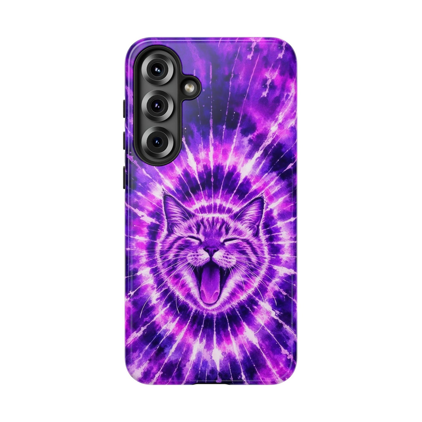 CAT PURPLE SWIRL PHONE CASE  - TLHN1504263