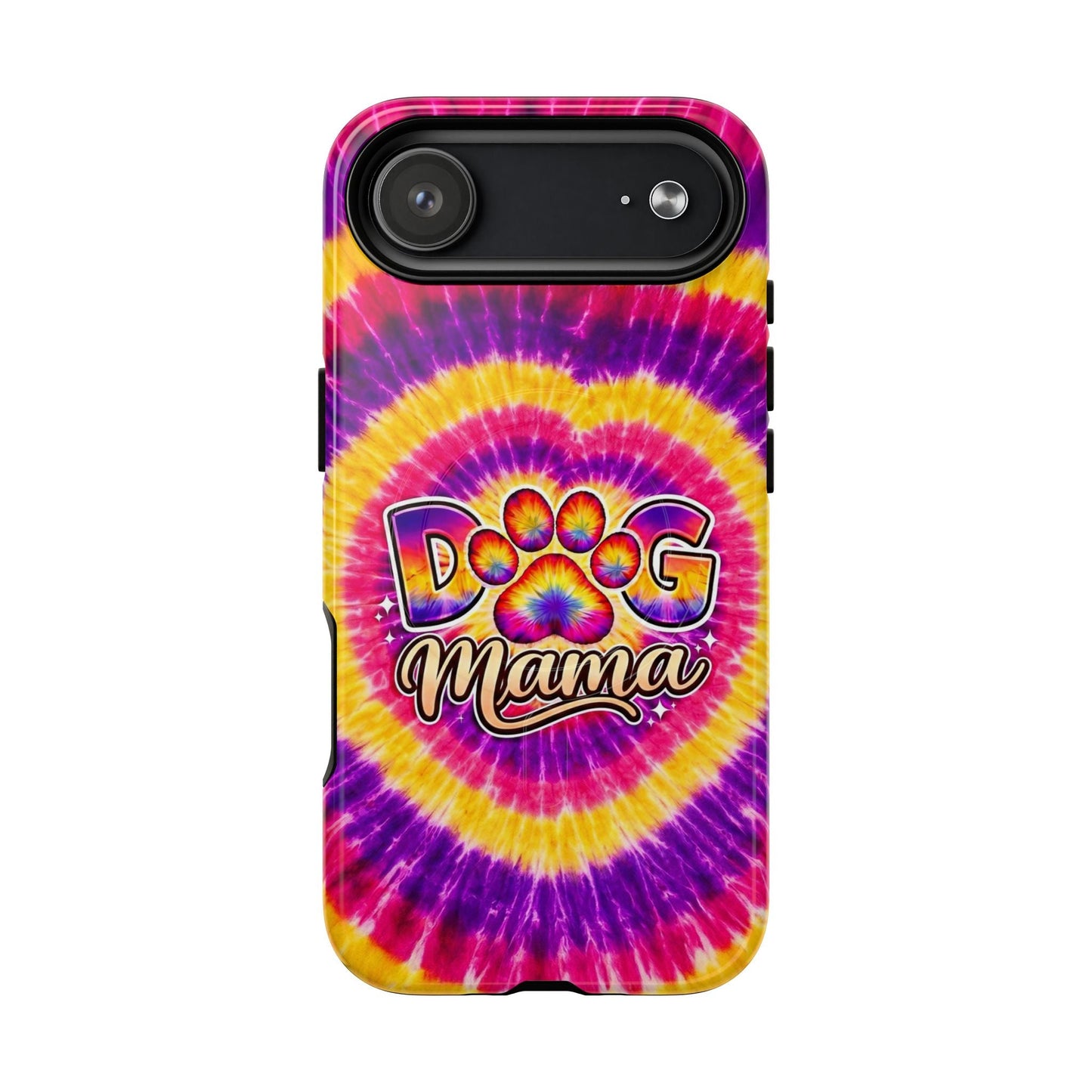 DOG MAMA PAW PRINT SWIRL MAGNETIC PHONE CASE  - TLNT1504261