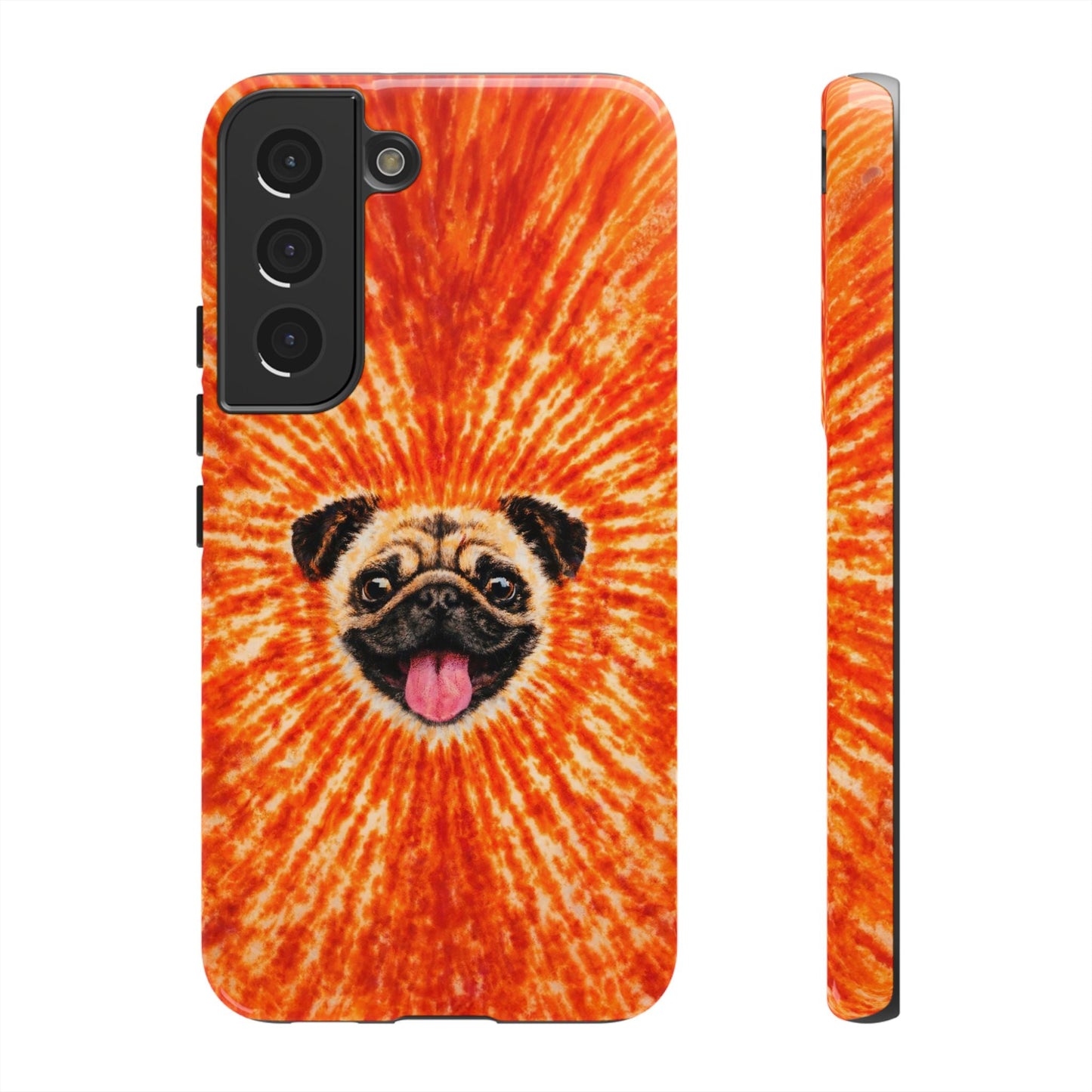 PUG DOG ORANGE  PHONE CASE - TLNT1604261