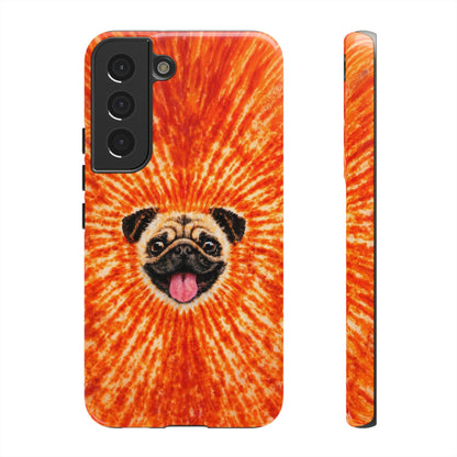 PUG DOG ORANGE  PHONE CASE - TLNT1604261