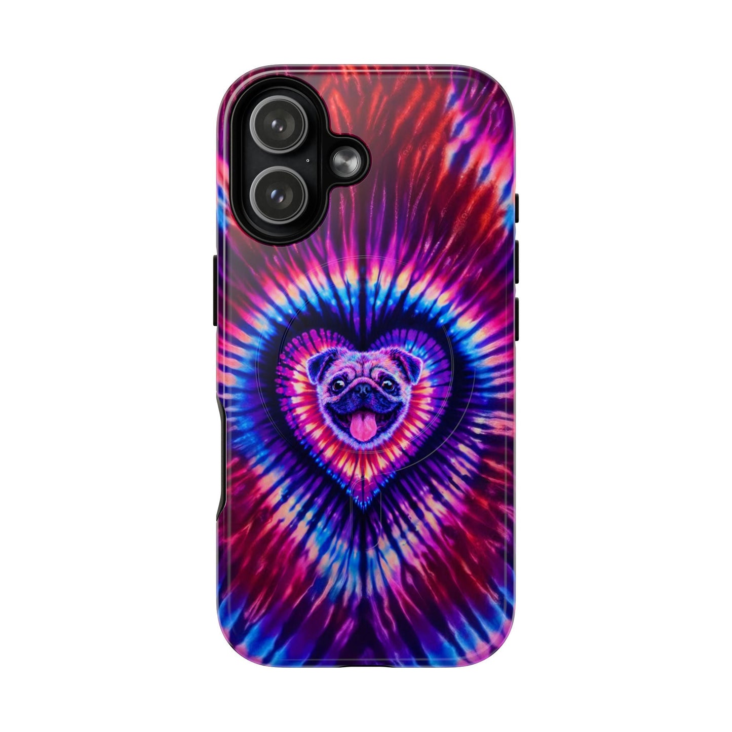 PUG DOG HEART MAGNETIC PHONE CASE - TLTW1104264
