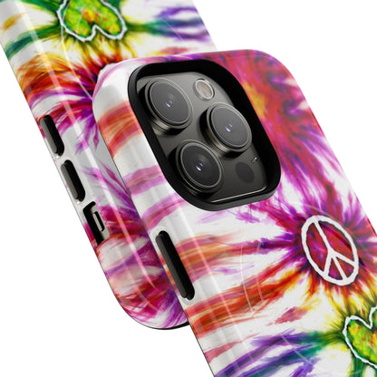 PEACE LOVE PAW PRINT MAGNETIC PHONE CASE - TLHG1304266