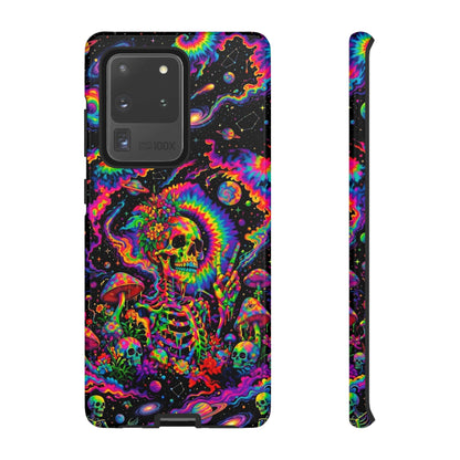 HIPPIE SKULL PSYCHEDELIC PHONE CASE  - TLNO2904262