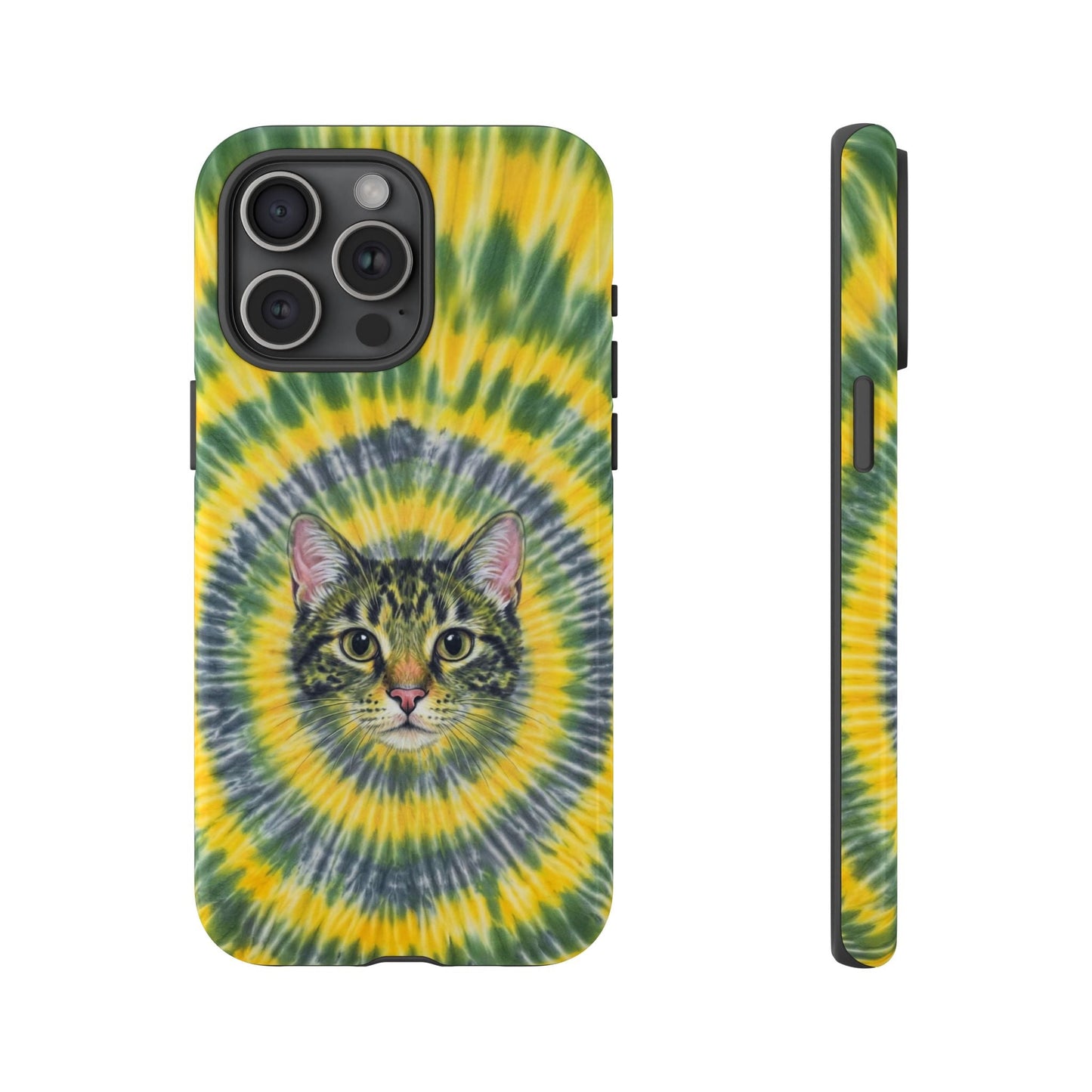 FUNNY CAT SWIRL  PHONE CASE - TLNT1604263