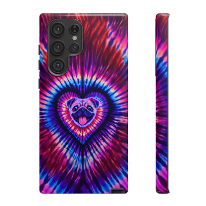 PUG DOG HEART SWIRL PHONE CASE  - TLTW1104264