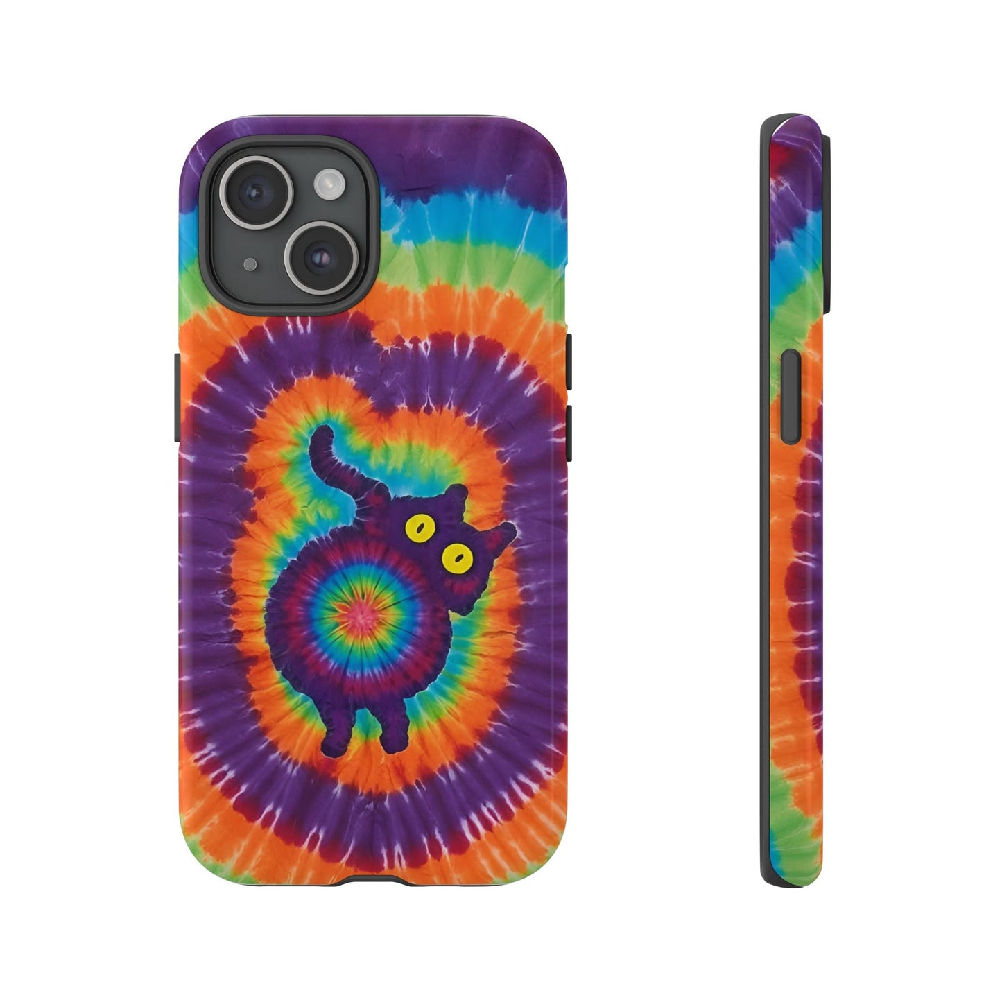 FUNNY CAT SWIRL PHONE CASE - TLNO1604261