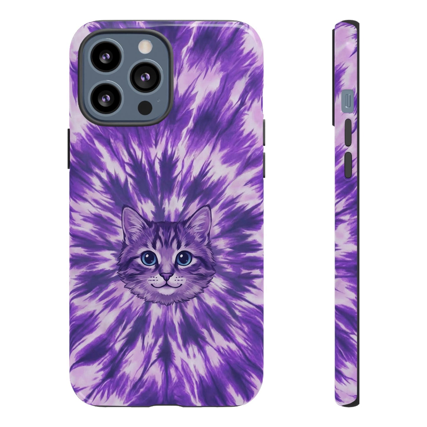 PURPLE AURA CAT PHONE CASE - TYPQ1304269