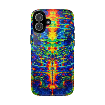 HIPPIE DRAGONFLY COLORFUL SWIRL MAGNETIC PHONE CASE - TLNT1105261