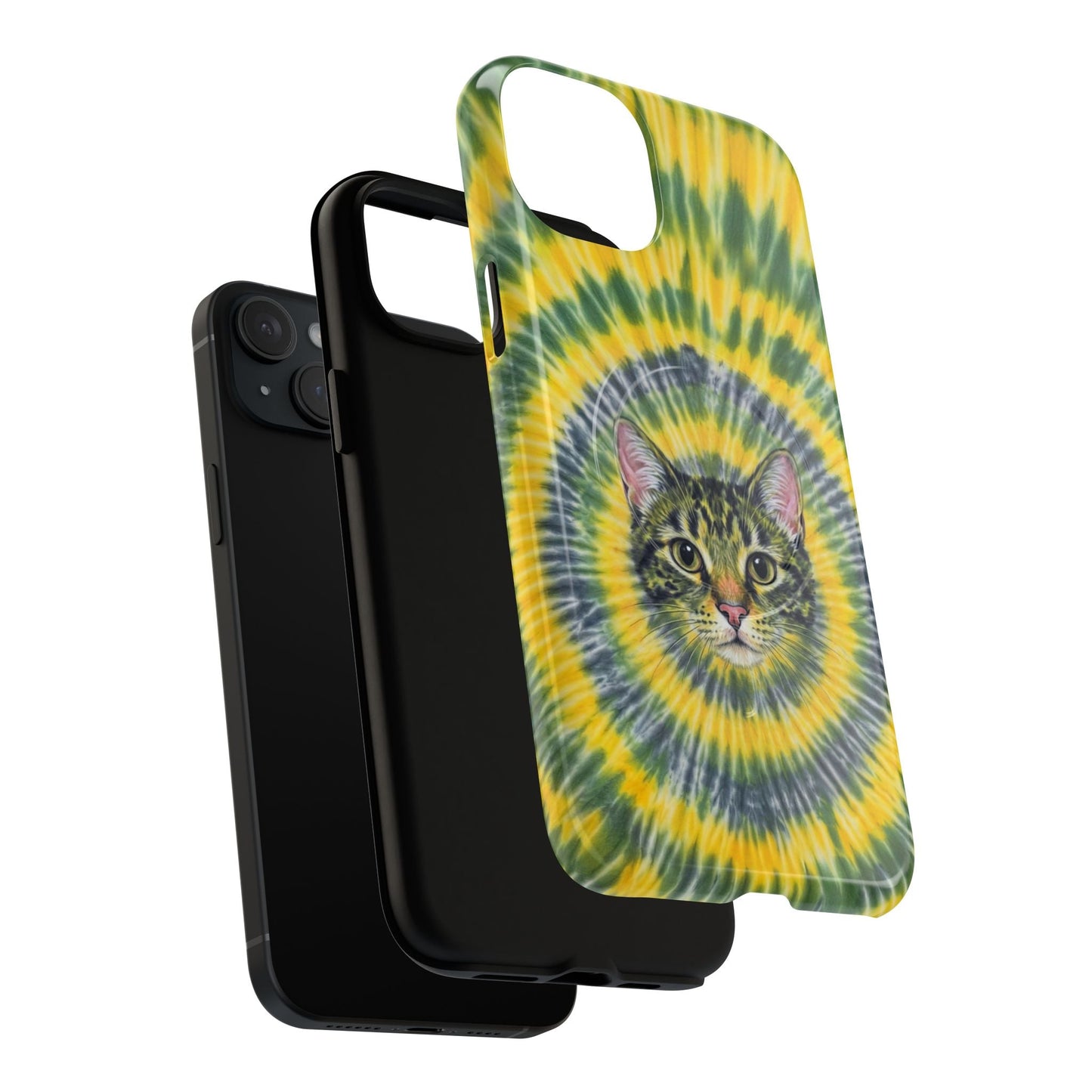 FUNNY CAT SWIRL MAGNETIC PHONE CASE - TLNT1604263
