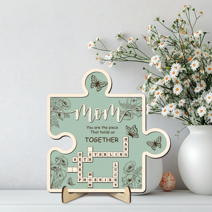 Mother's Day Custom Crossword Sign for Mom