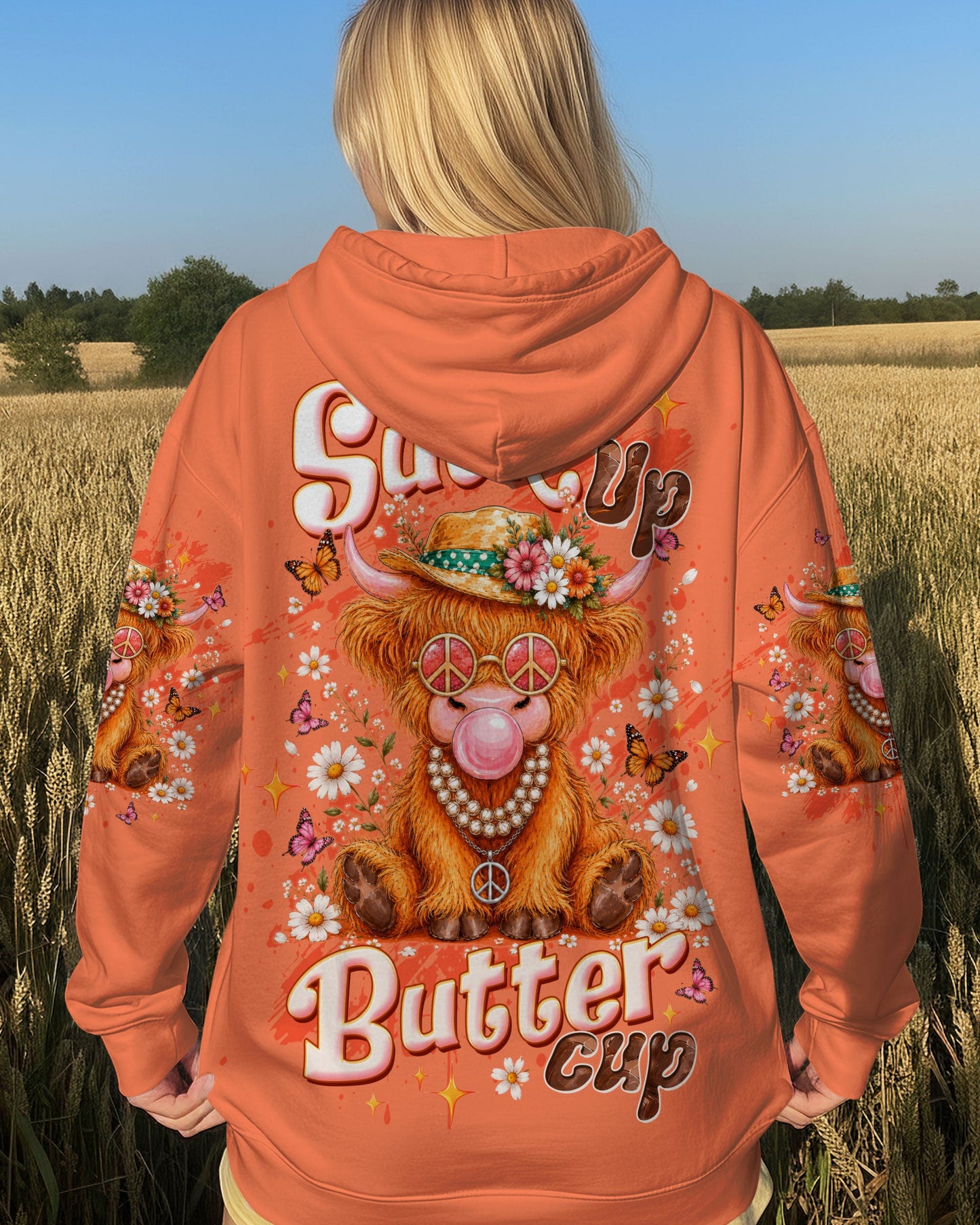 SUCK IT UP BUTTERCUP COW ALL OVER PRINT - TLTW2805261