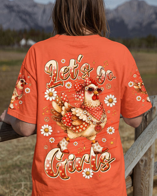 LET'S GO GIRLS HEN CHICKEN ALL OVER PRINT - TLTW2606261