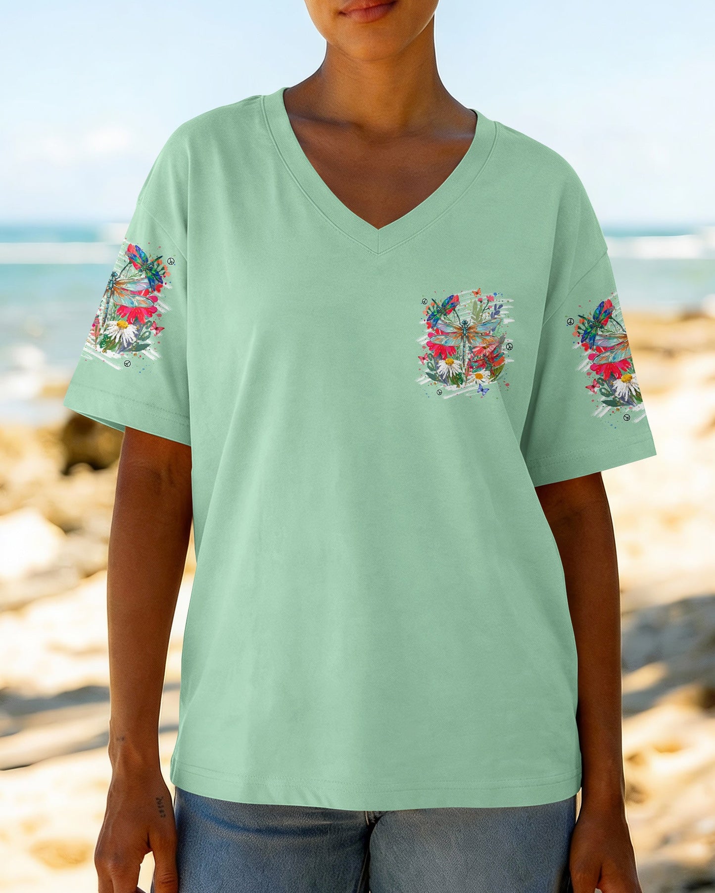 WHISPER WORDS OF WISDOM LET IT BE DRAGONFLY ALL OVER PRINT - TYLN0306262