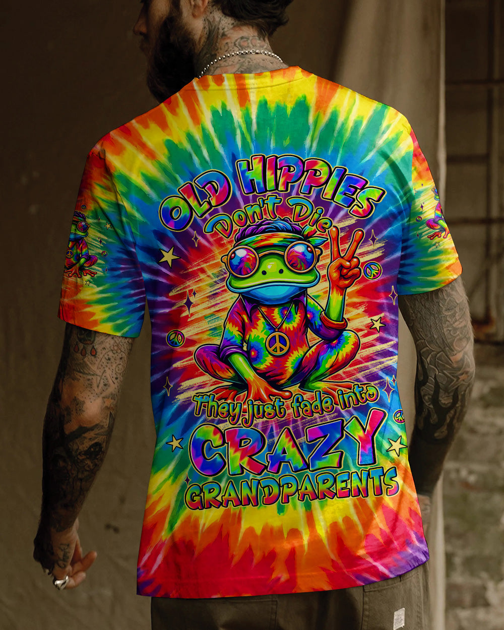 OLD HIPPIES FROG ALL OVER PRINT - TYLN2805262
