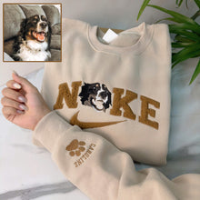 Load image into Gallery viewer, Pet Photo Personalized Fleece Fabric Embroidered NKE Hoodie Sweatshirt T-Shirt
