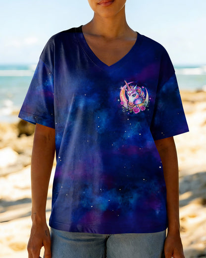 UNICORN KISSES MAGICAL WISHES GALAXY ALL OVER PRINT – KM1604262