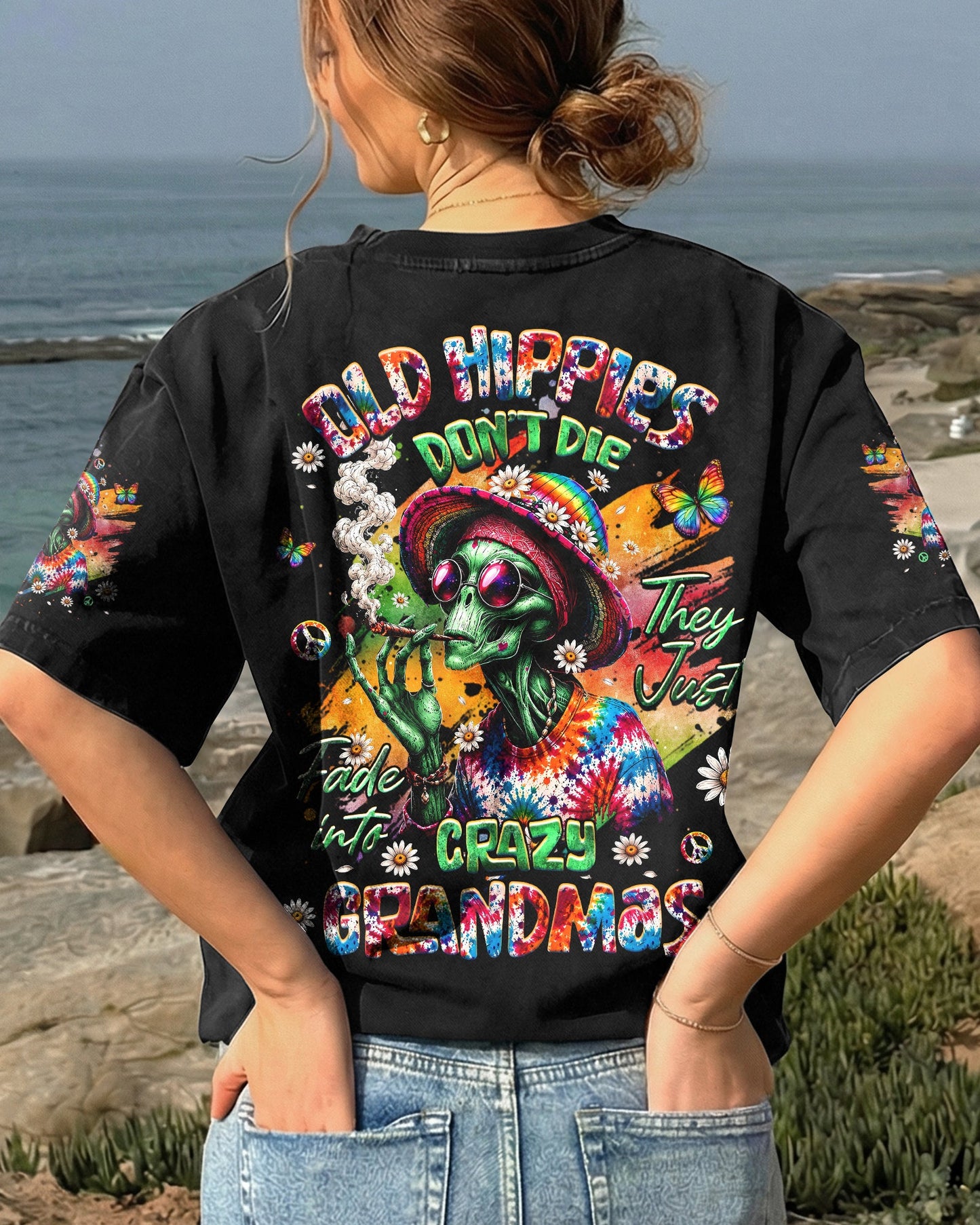 OLD HIPPIES ALIEN ALL OVER PRINT - TLHG0206263