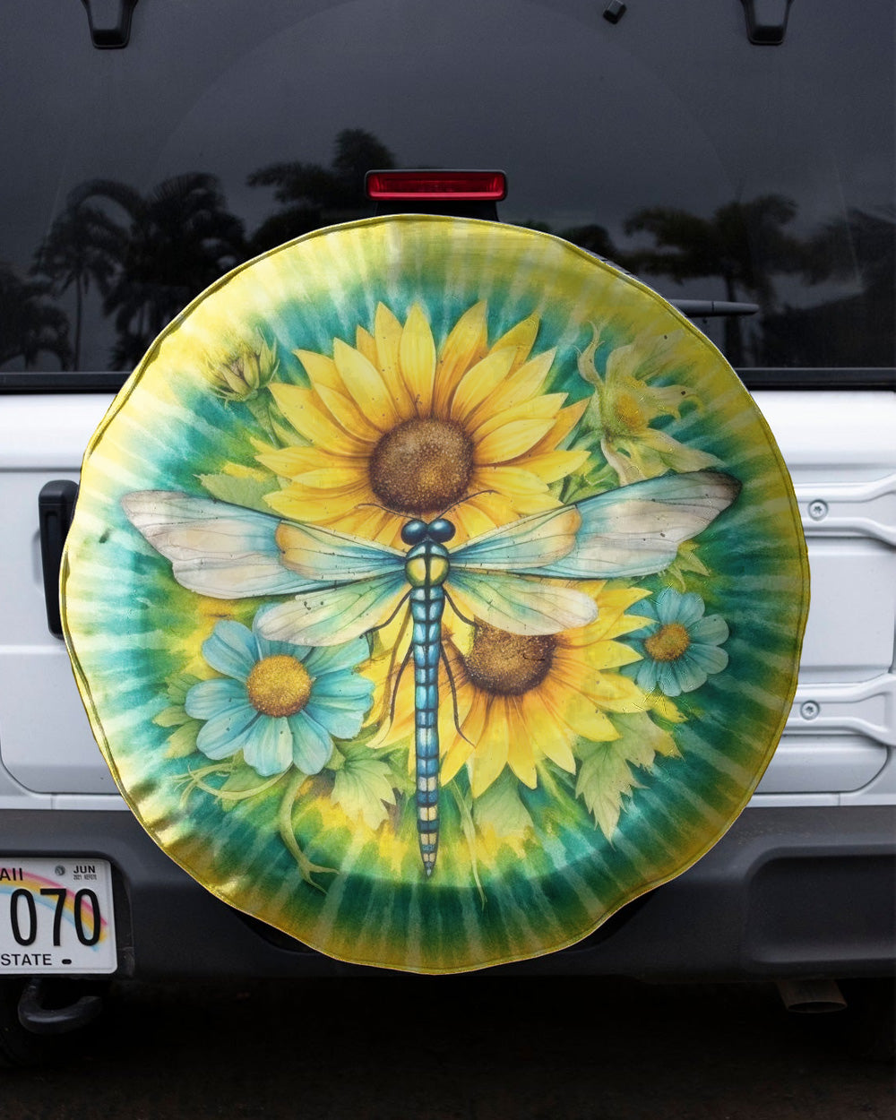 JUST BREATHE DRAGONFLY FLORAL SWIRL AUTOMOTIVE - TLHG1304264