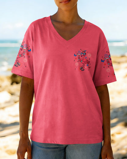 PRETTY IN PINK FLAMINGO ALL OVER PRINT - TYLN0304261