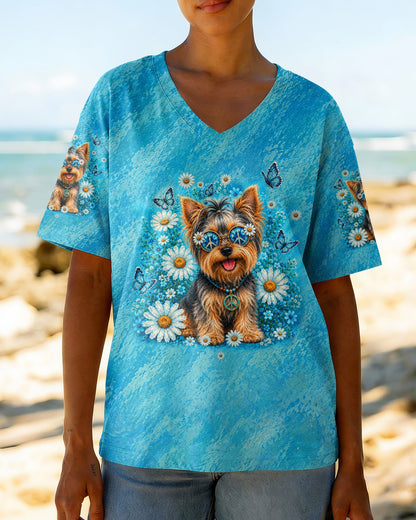 WHISPER WORDS OF WISDOM LET IT BE YORKIE DOG  ALL OVER PRINT - TLHN1405261