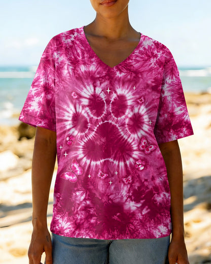 PAWS FOR THE CURE BREAST CANCER AWARENESS ALL OVER PRINT - TLNT2906264