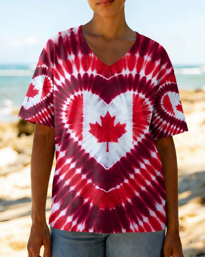 CANADA FLAG HEART ALL OVER PRINT - TYPQ1106261