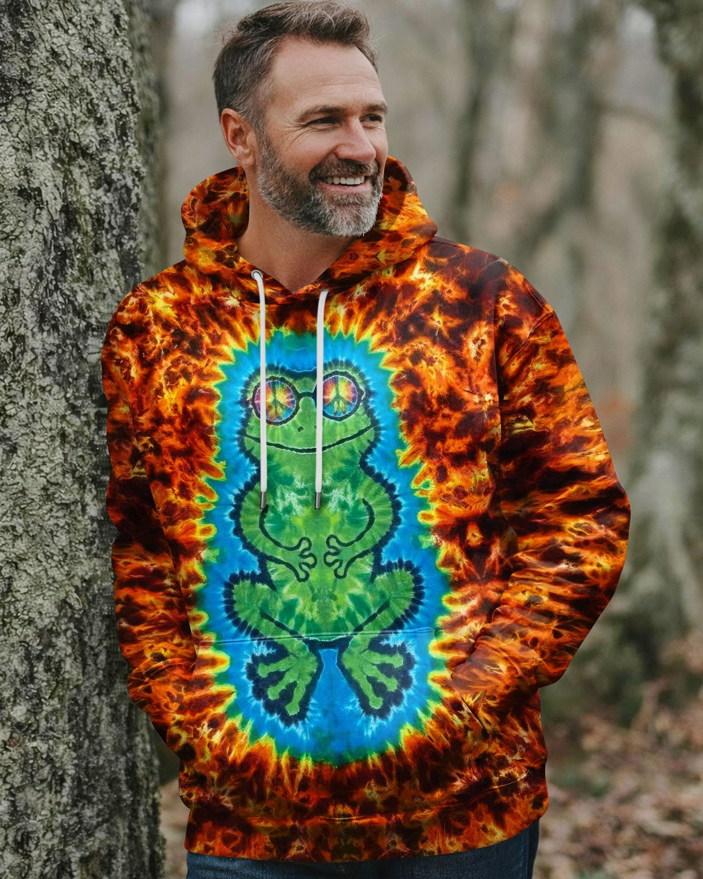 GREEN FROG HIPPIE ALL OVER PRINT - TLTW1505261