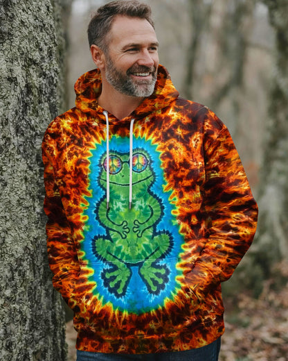 GREEN FROG HIPPIE ALL OVER PRINT - TLTW1505261