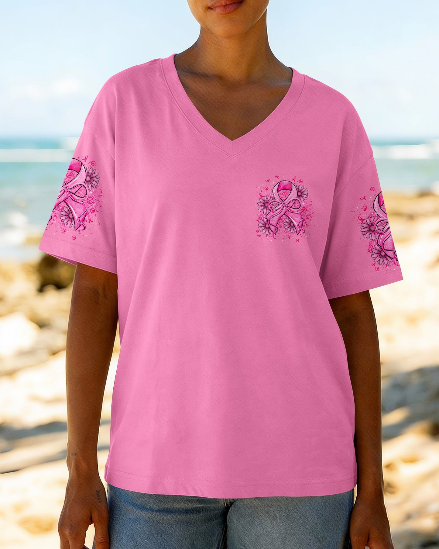 IN OCTOBER WE WEAR PINK BREAST CANCER AWARENESS ALL OVER PRINT - TYPQ2506262