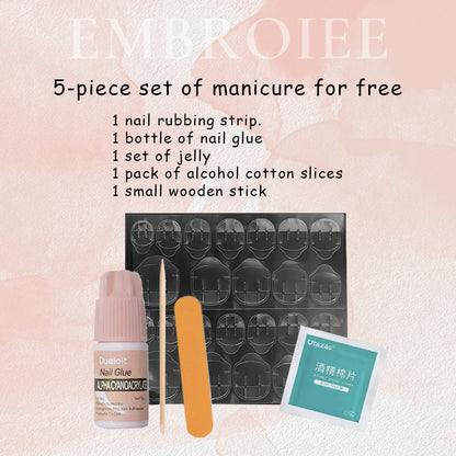 Glorious Goddess Hand-painted Press On Nails