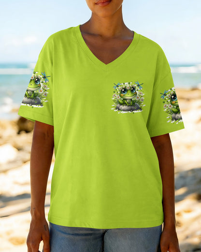 JUST BREATHE FROG ALL OVER PRINT - TYPQ2705261