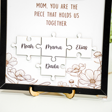 Load image into Gallery viewer, Mother&#39;s Day Personalized Mom Puzzle Sign
